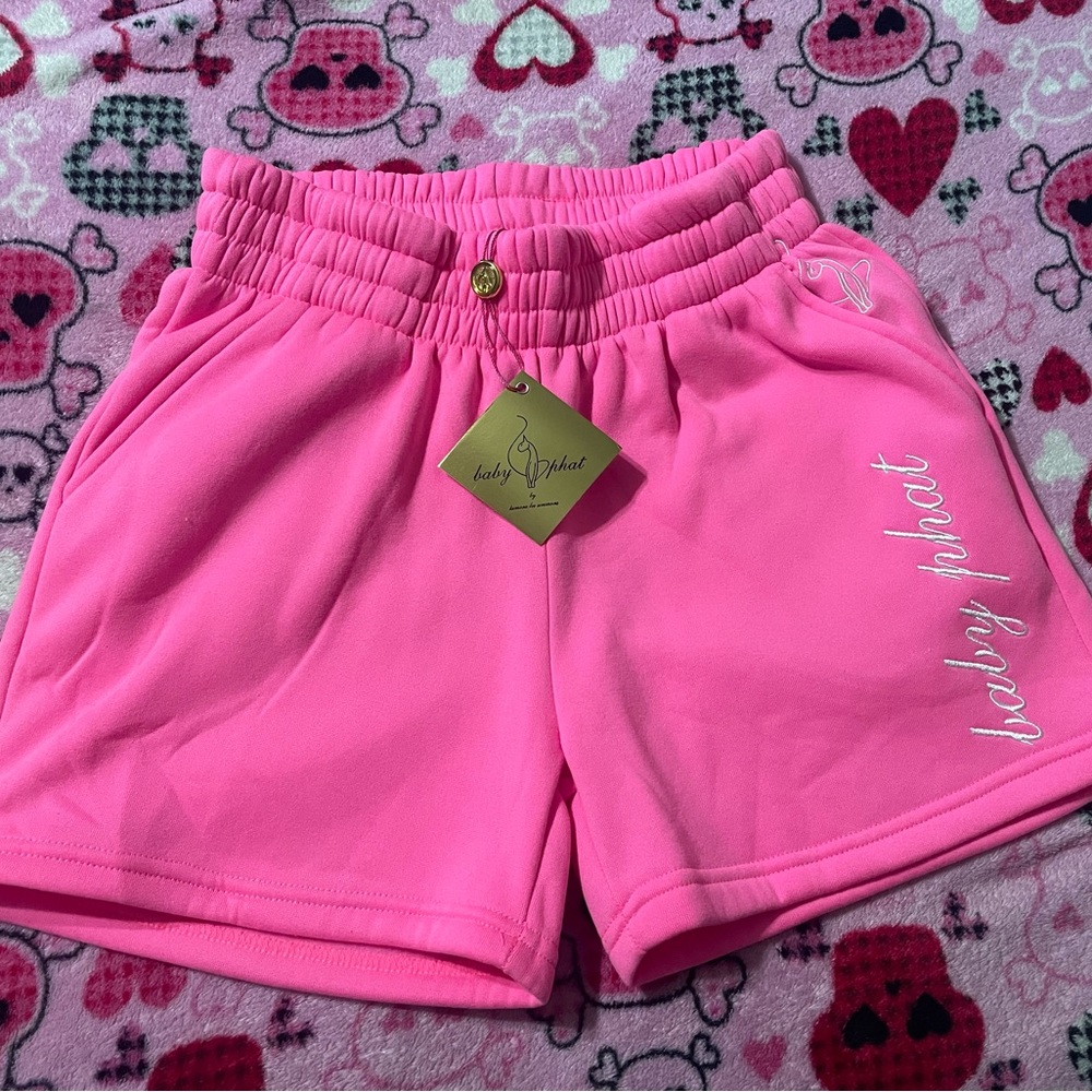Hot pink baby phat shorts